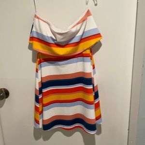 Charles Henry  strapless dress. Size M